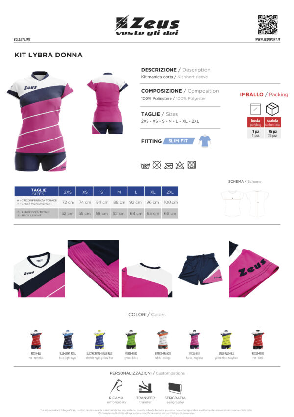 Kit Volley Donna LYBRA - immagine 12